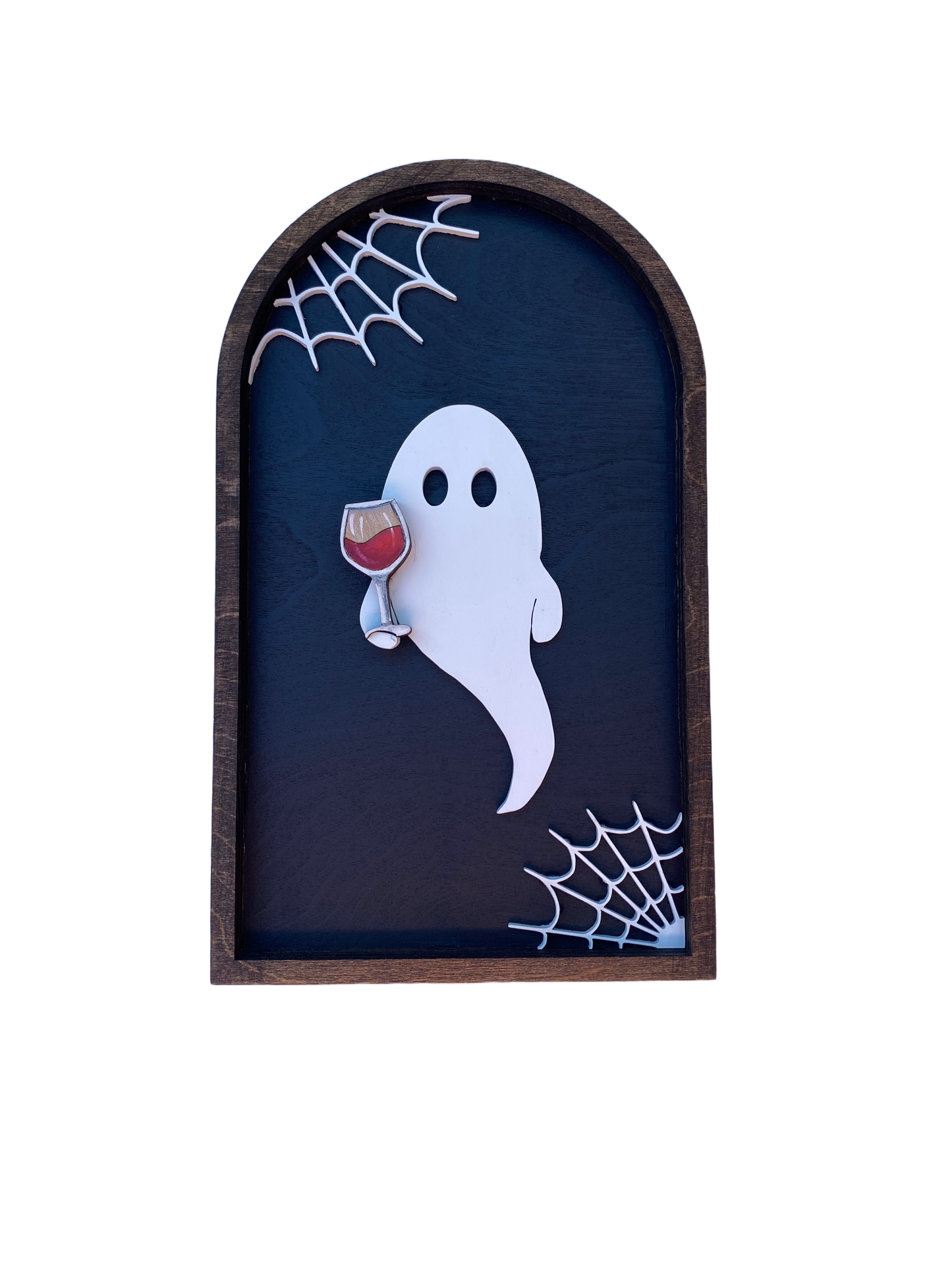 Boozy Ghost | Wood Sign