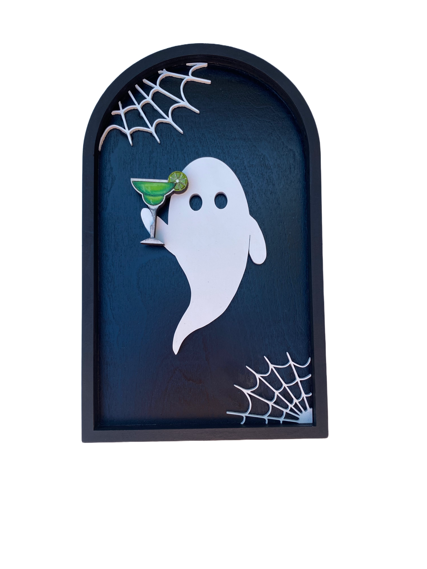 Boozy Ghost | Wood Sign