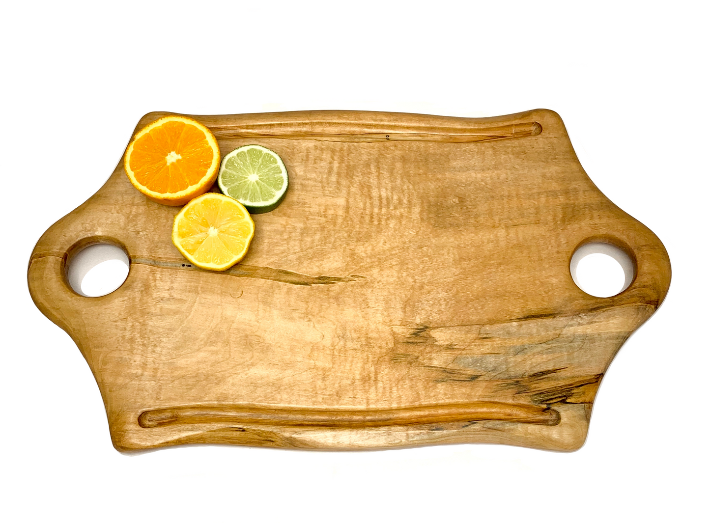 Hard Maple Double Handle Cutting Board