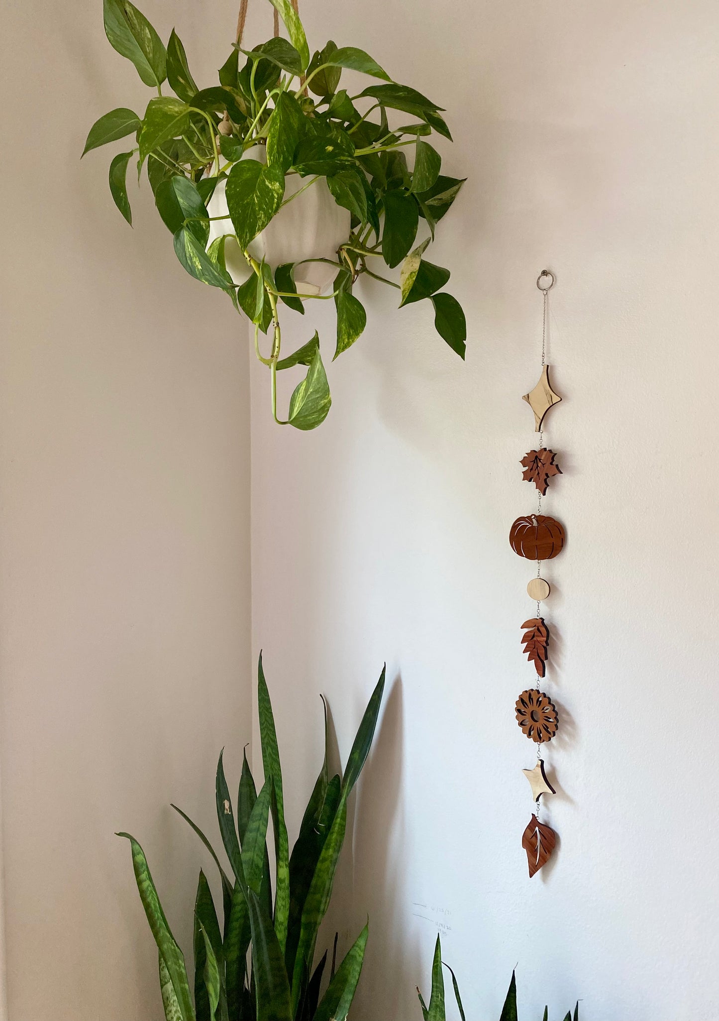 Everything Fall Wood Mobile | Wall Hang