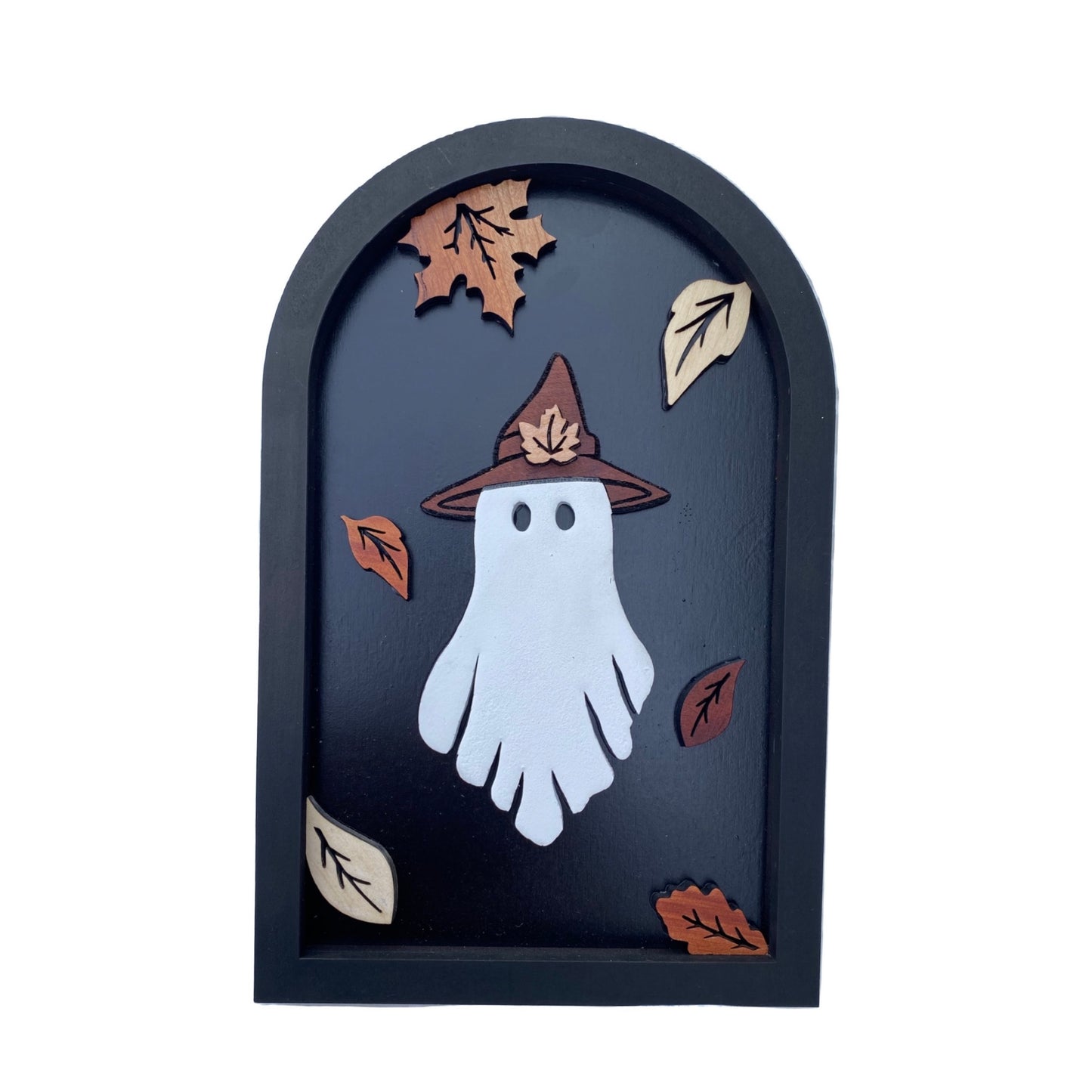 Cute Ghost Sign | Framed Arch Wall Art