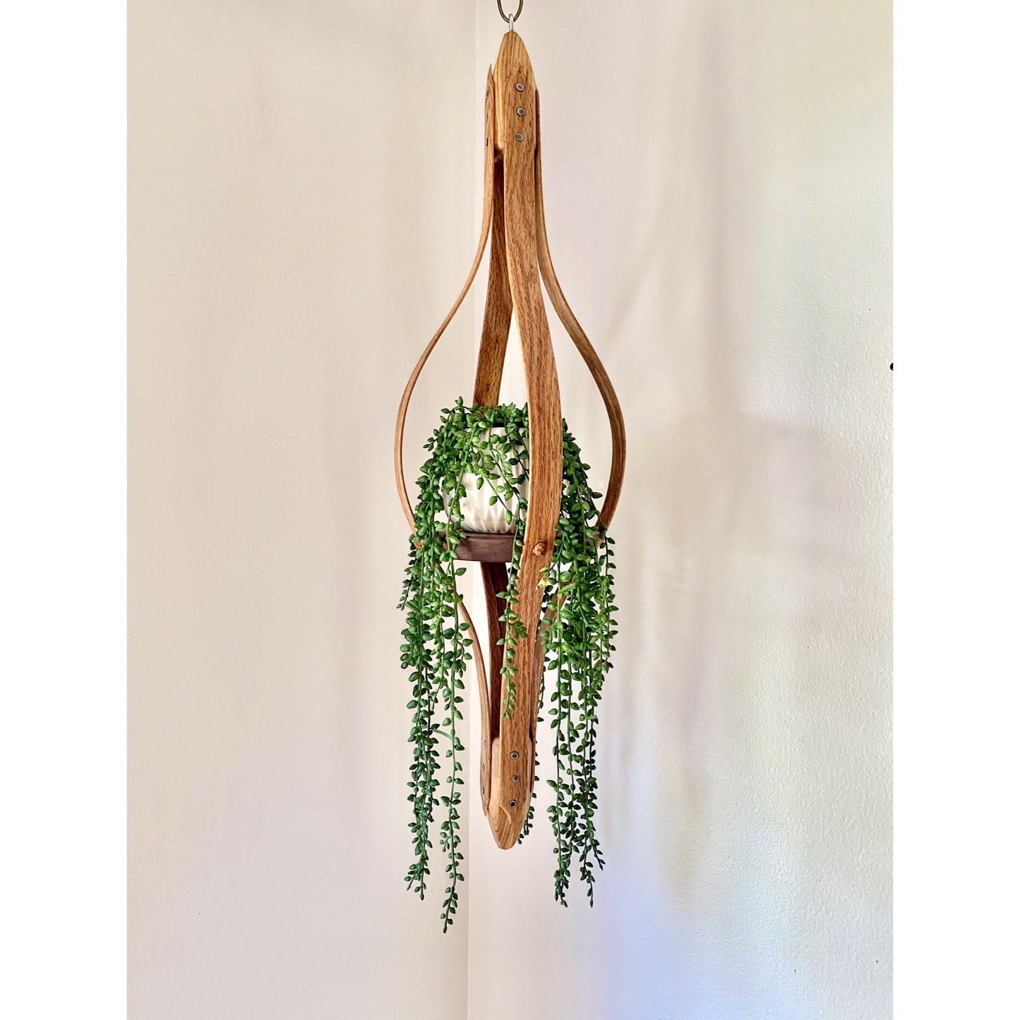 Wooden Plant Hanger | Oak and Walnut