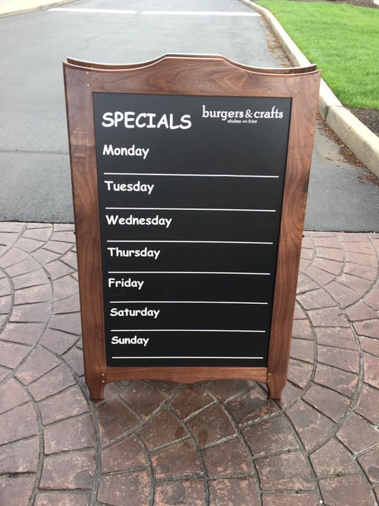 Handcrafted Sandwich Board Sign for Holiday Inn