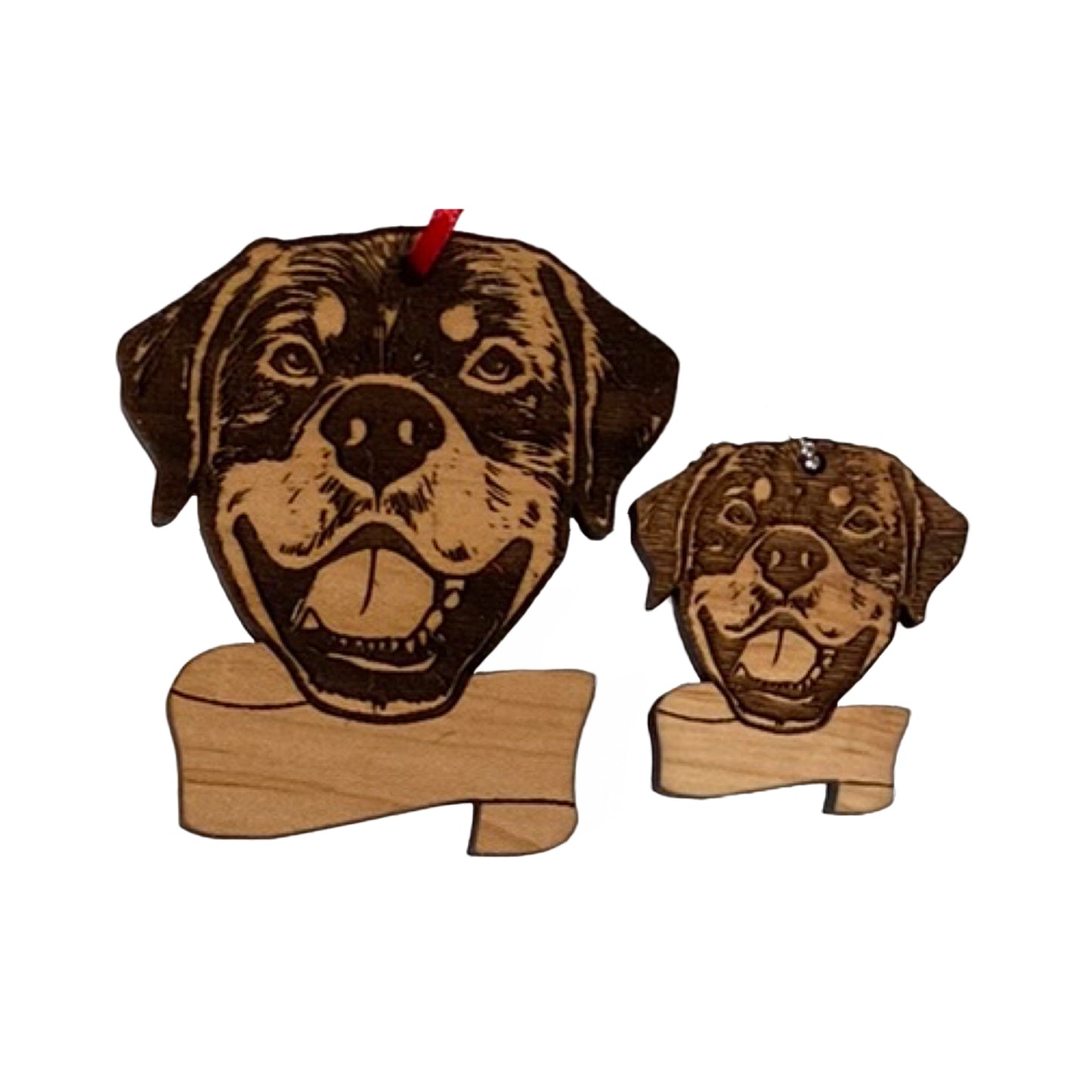 Personalized Name Dog Breed Keychain, Magnet, Ornament | Beagle, Poodle, Doodle, Frenchie, Rottweiler, Yorkie, Boston, Pug, Dalmatian, Great Dane