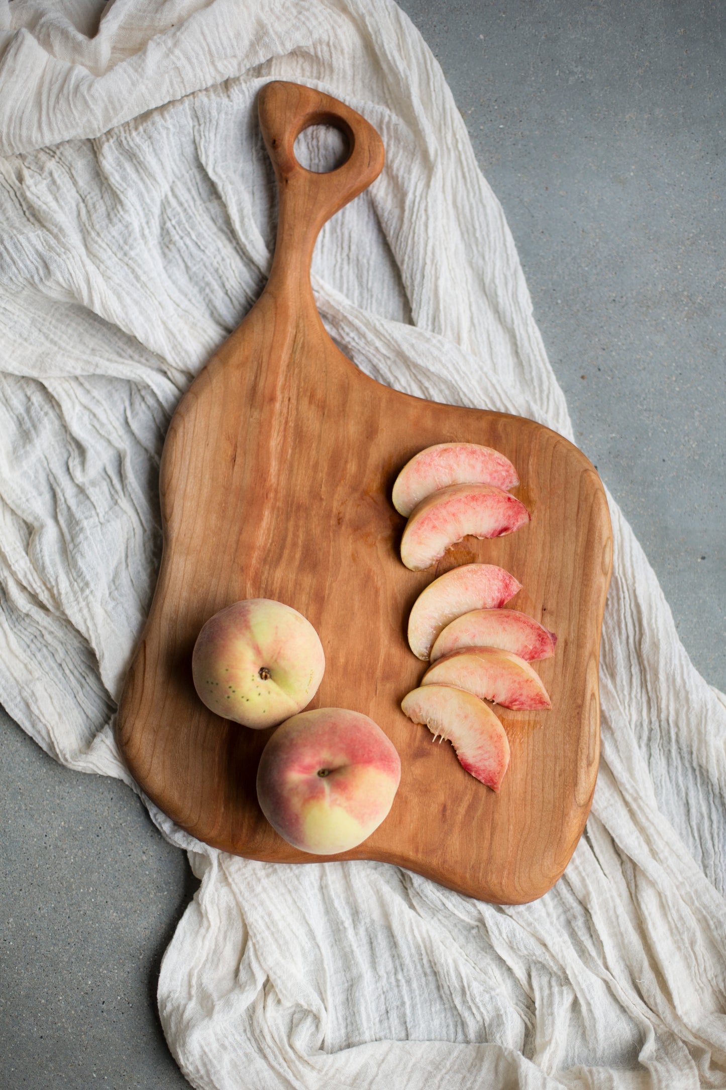 Cherry Cutting Board with Handle