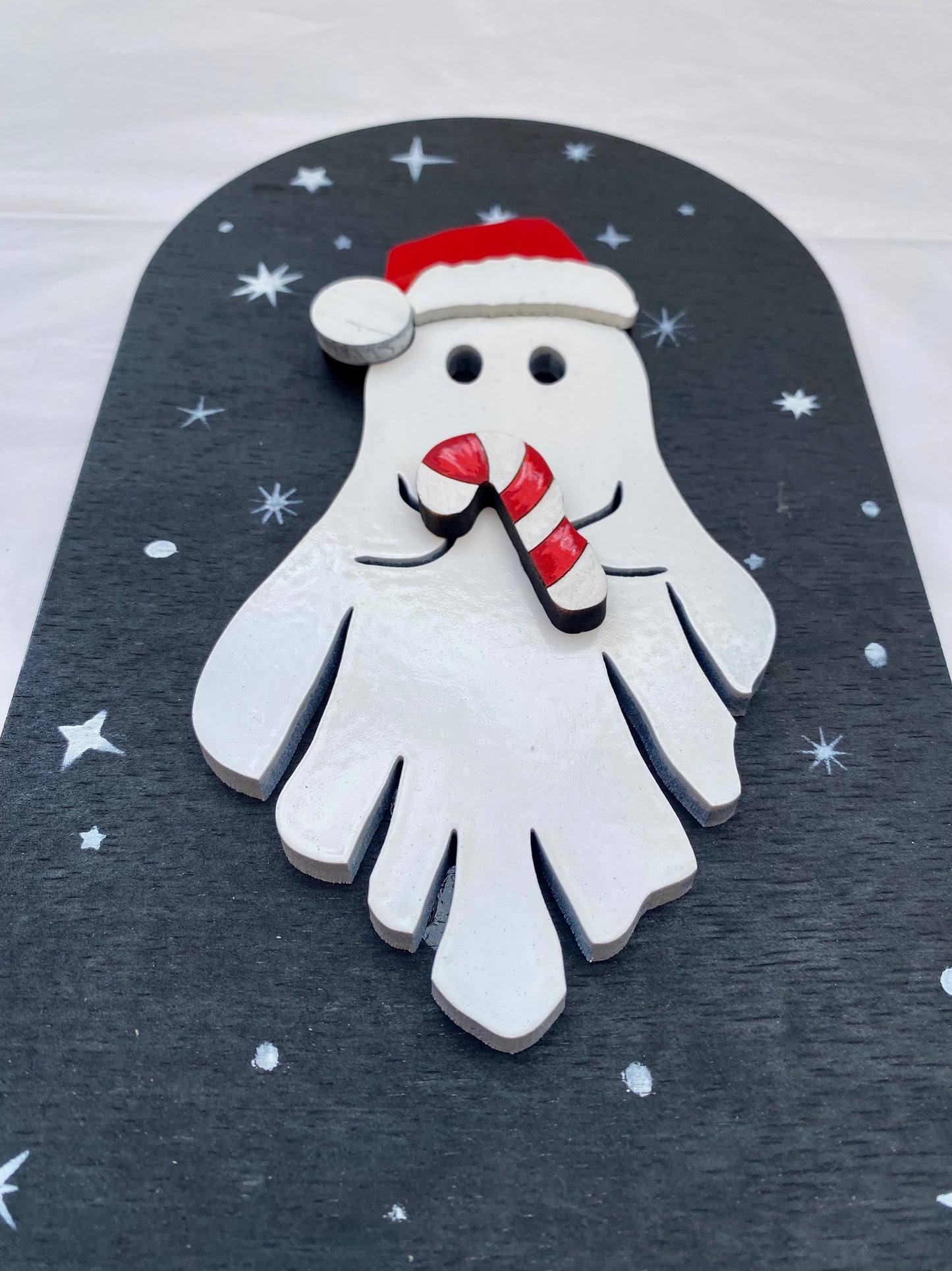 Christmas Santa Ghosts | Wall Art