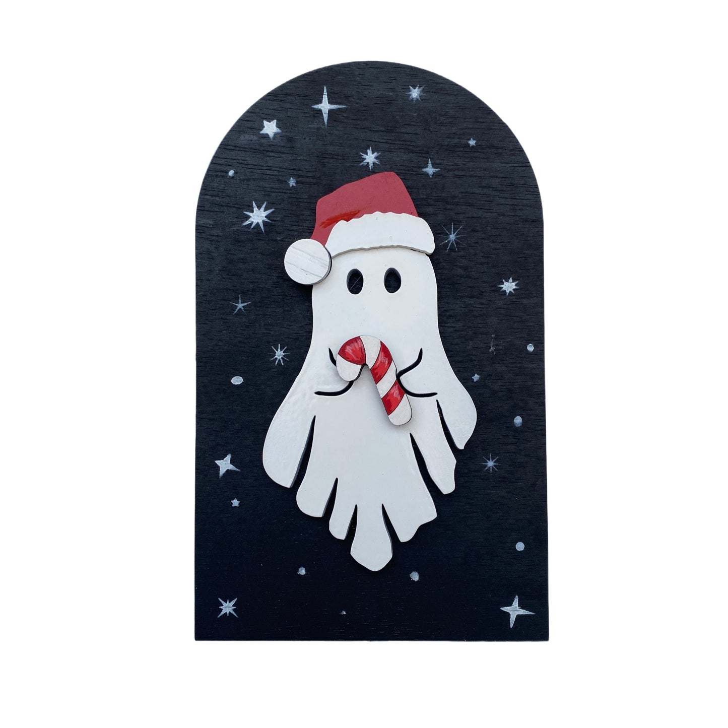 Christmas Santa Ghosts | Wall Art