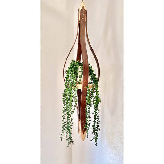 Wooden Plant Hanger | Walnut and Maple