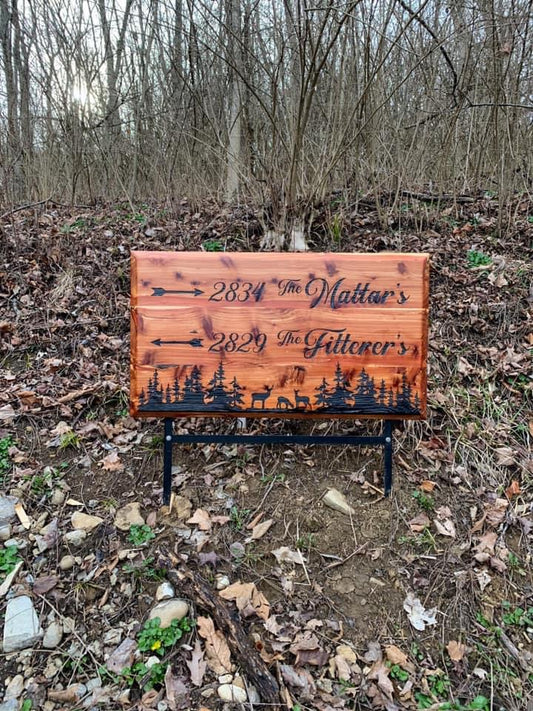 Residential Subdivision Address Sign