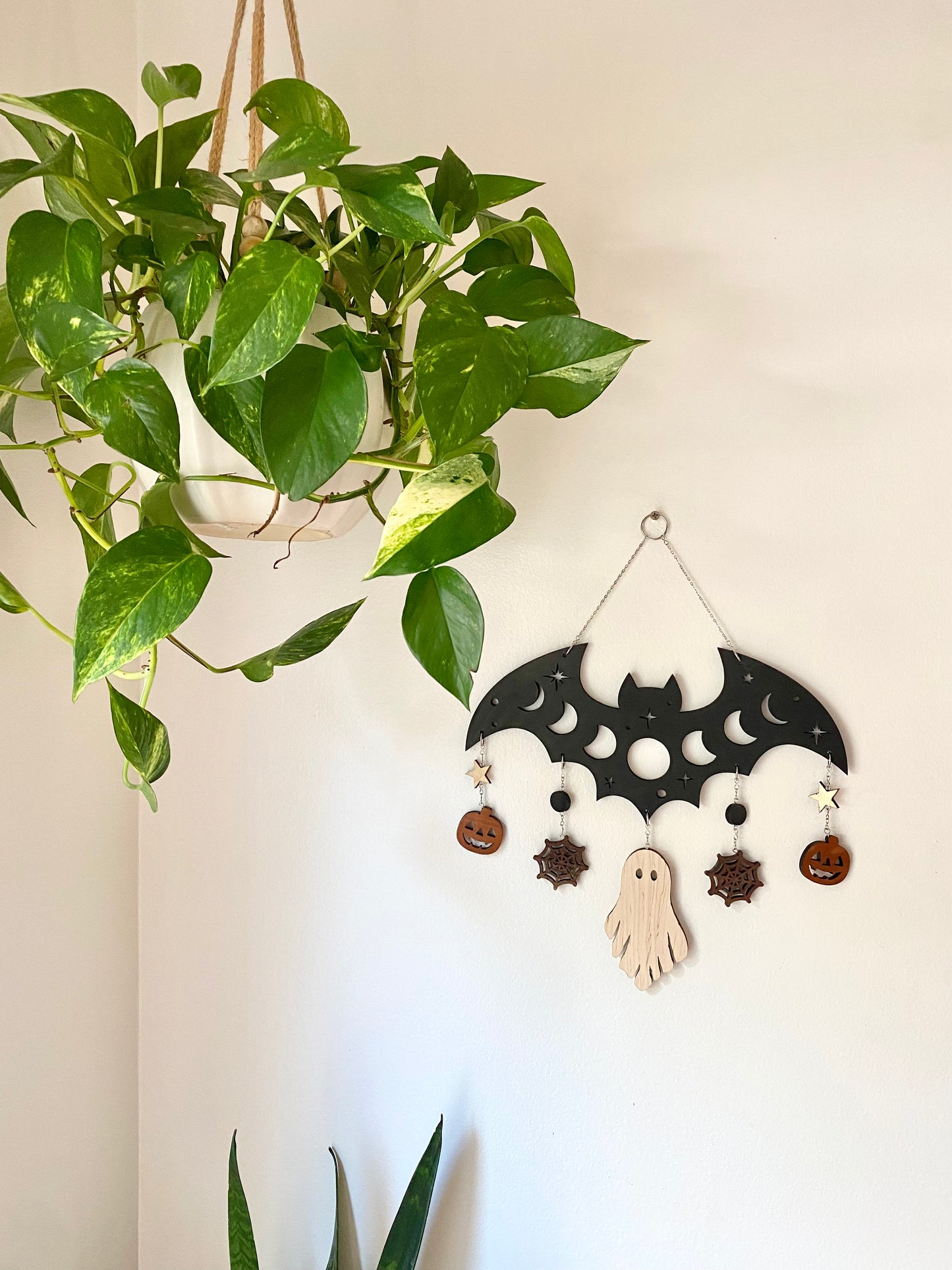 Bat Mobile | Bat Moon Phase Wall Hang