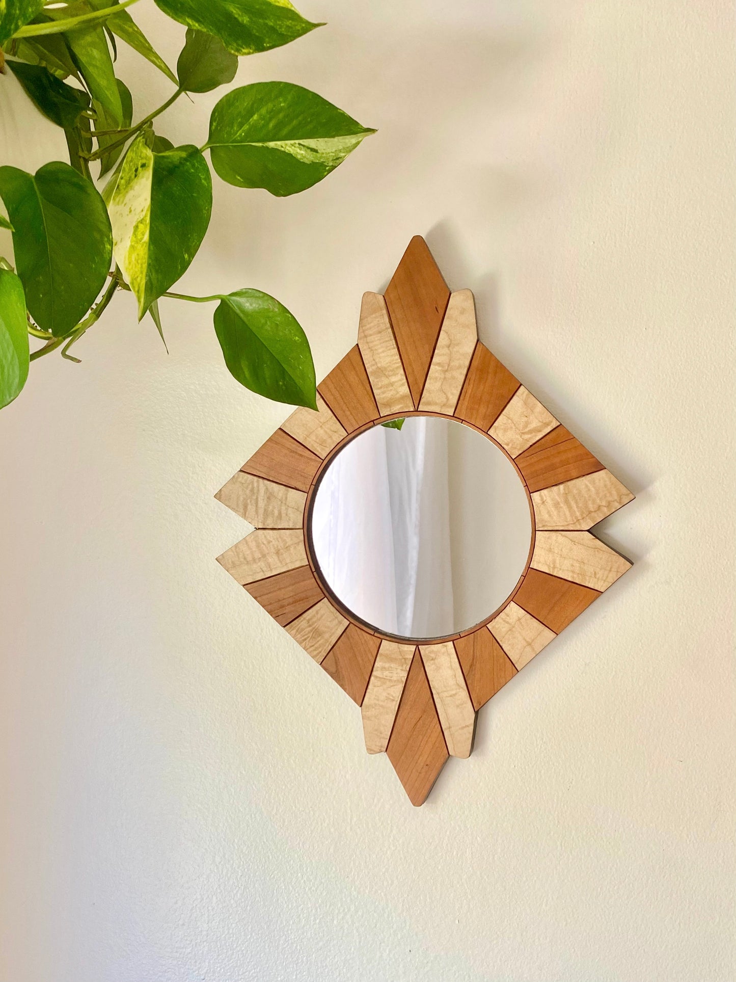Sunburst Deco Wall Mirror