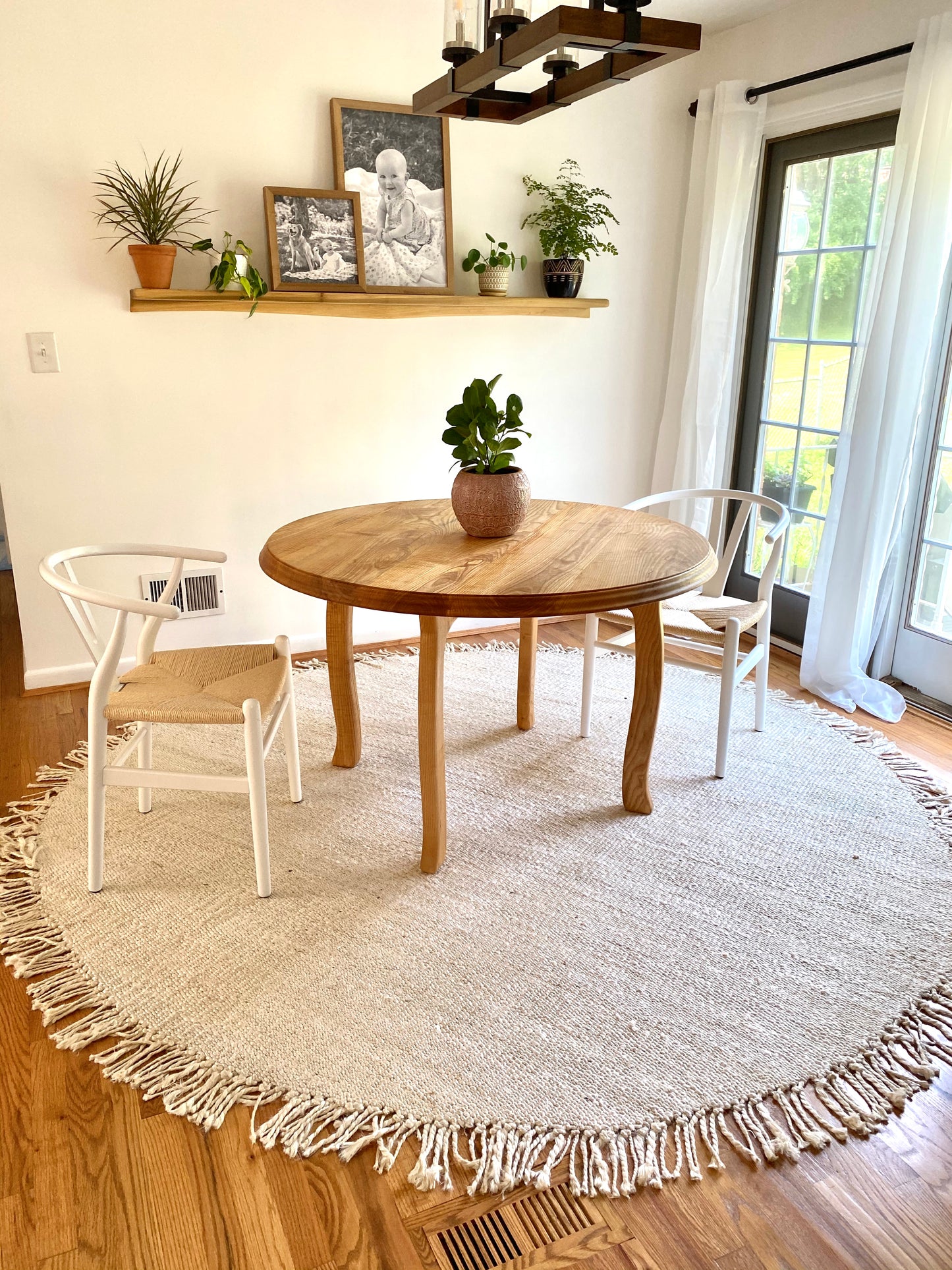 Round Dining Table for Four