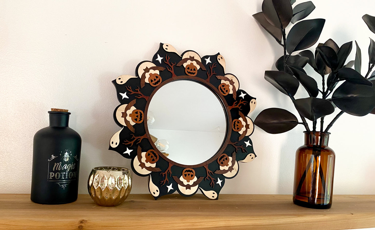 Spooky Mandala Mirror | Decorative Wall Mirror